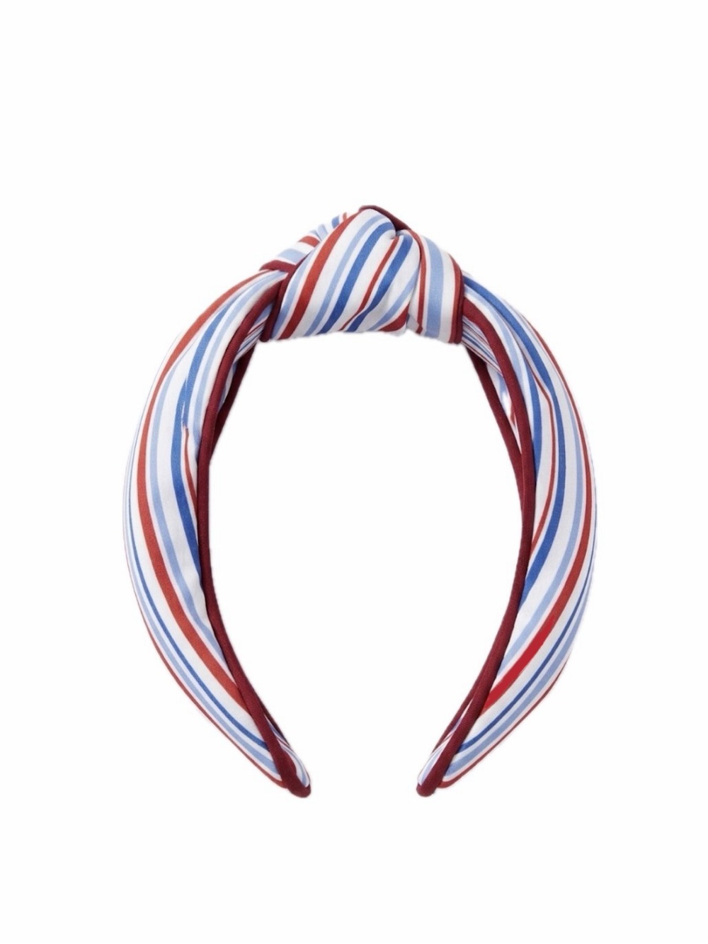 NWT ♥️💙 Piper K Blue, Red Striped Knotted Headband